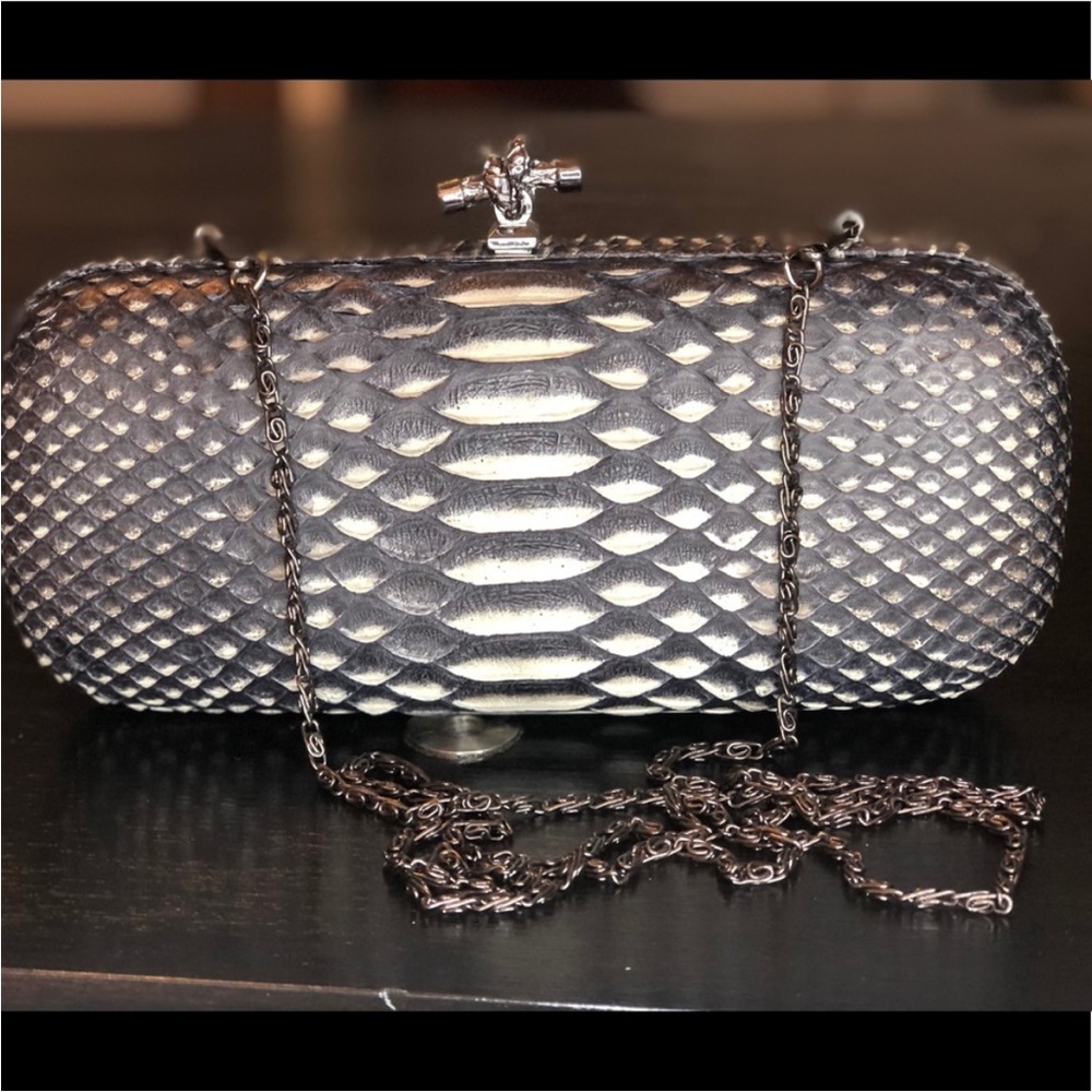 Genuine Python  Evening/Day Clutch/Bag - Picture 2 of 11